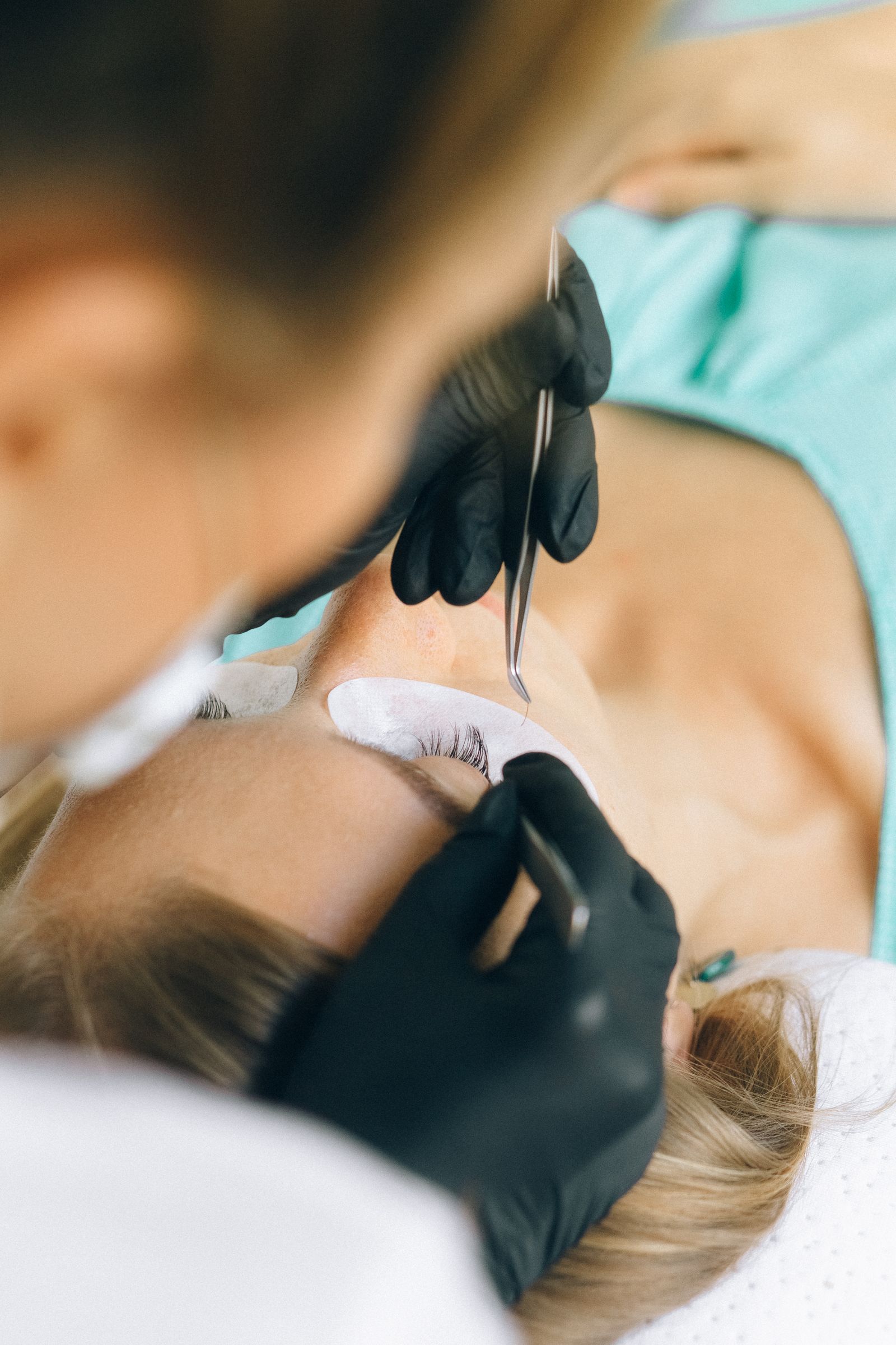 Lash treatment at a beauty salon near Knaphill, Woking